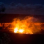 Caldera at Kilauea Lava Eruption, Volcano National Park